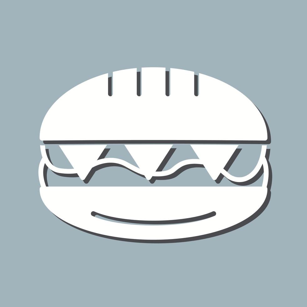 icono de vector de sándwich