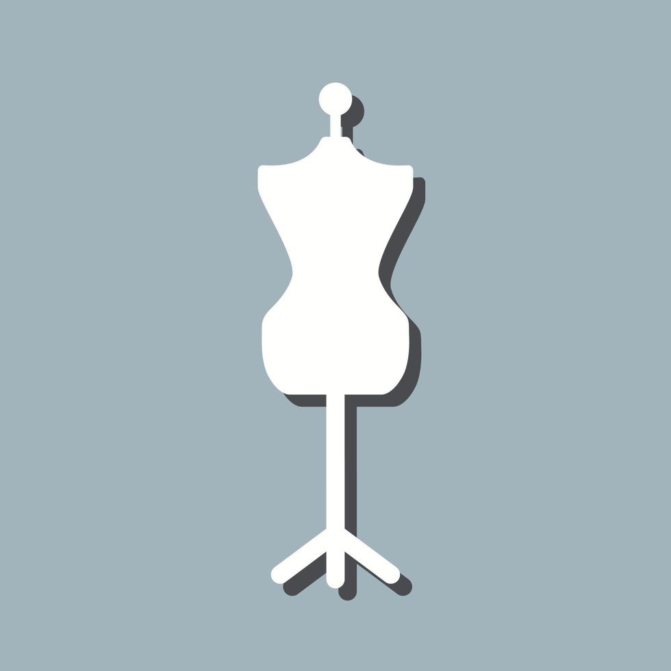 icono de vector de soporte de vestido