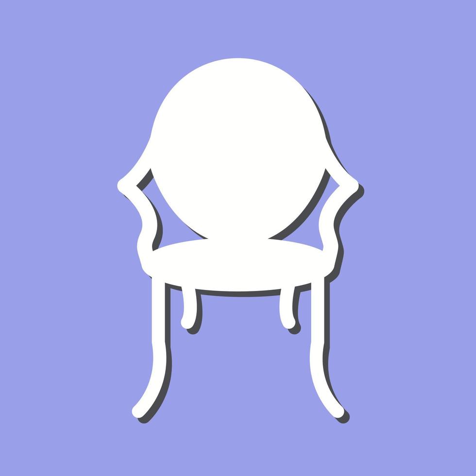 Ancient Chair Vector Icon