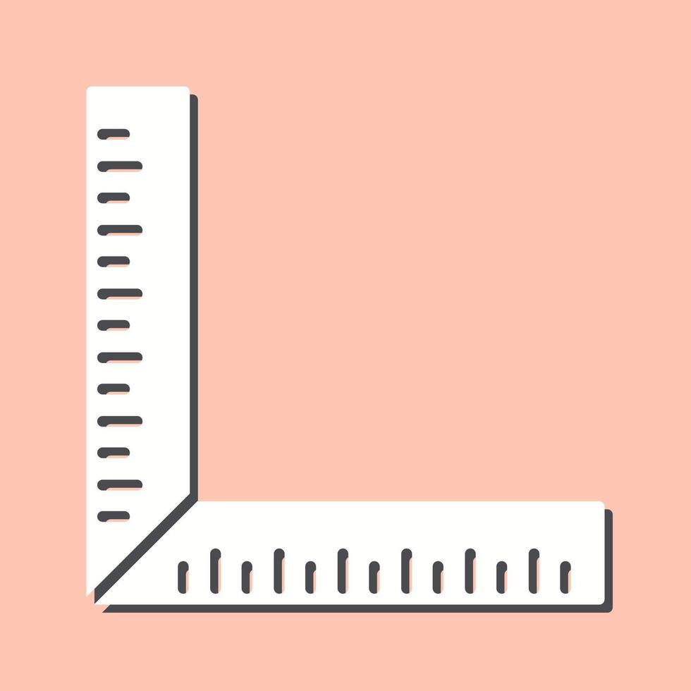 square Ruler Vector Icon