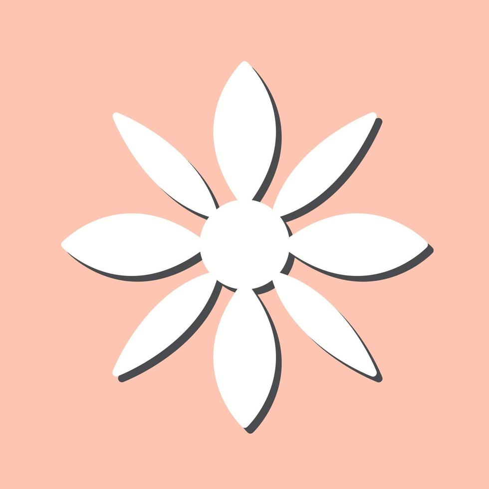 icono de vector de flor