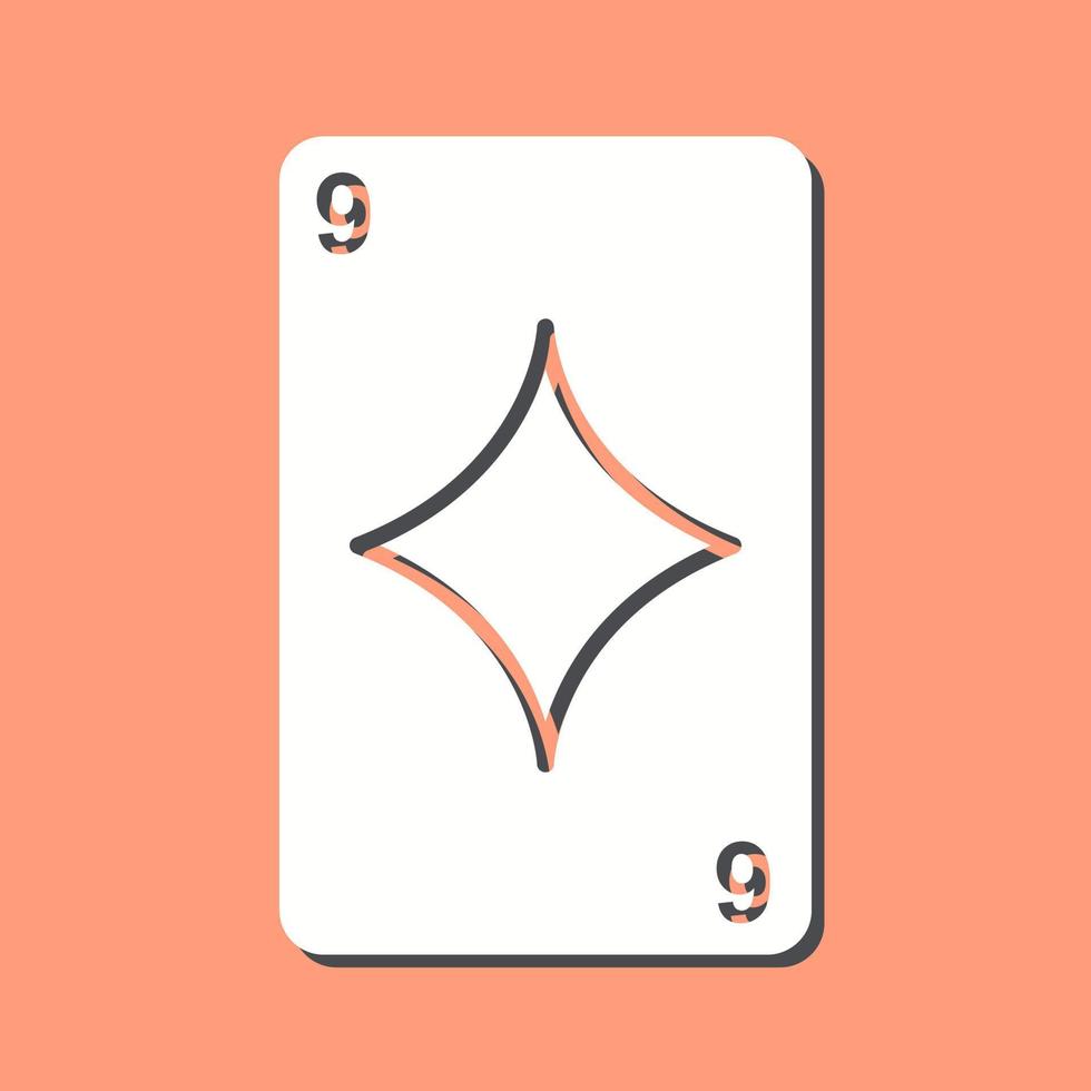 Diamonds Card Vector Icon