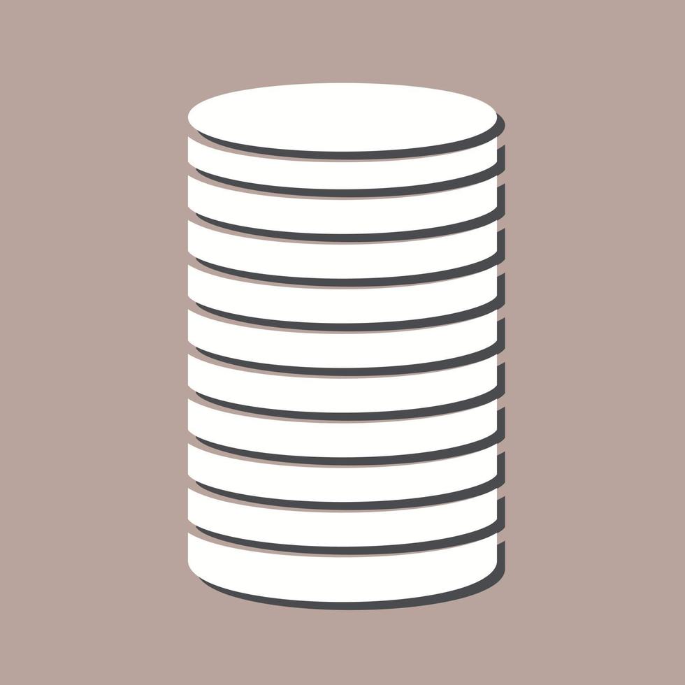 Stack of Coins Vector Icon