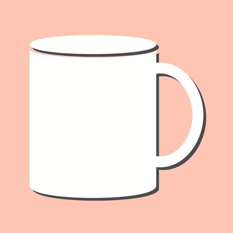 icono de vector de taza de café