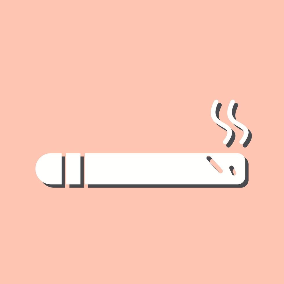 icono de vector de cigarro