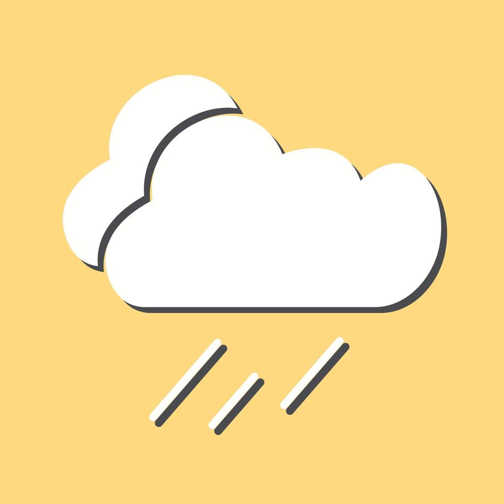 icono de vector de lluvia