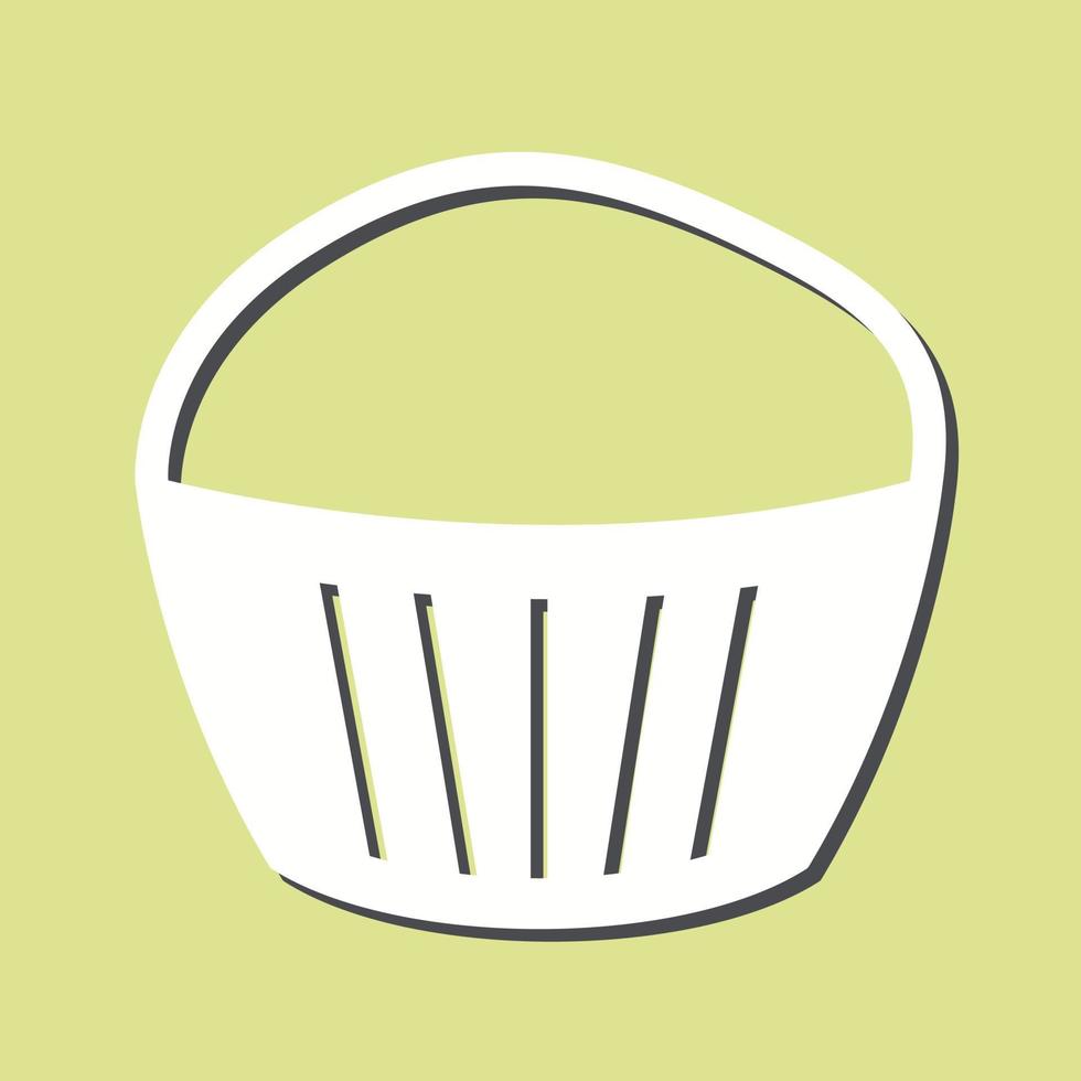 Chocolate Muffin Vector Icon