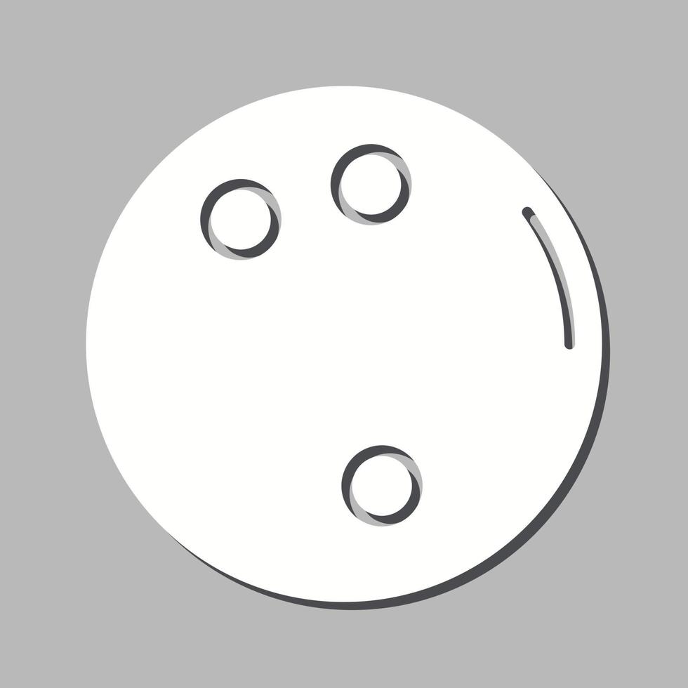 Bowling Ball Vector Icon