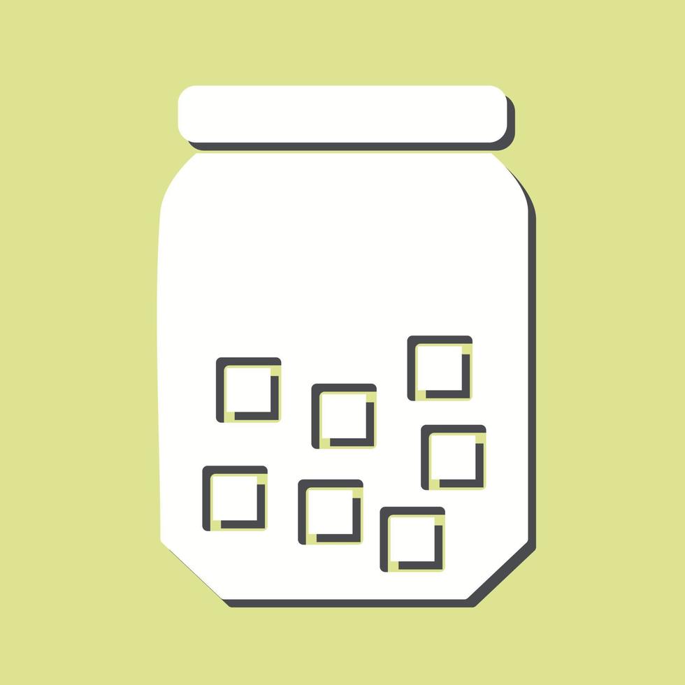 Sugar Bottle Vector Icon