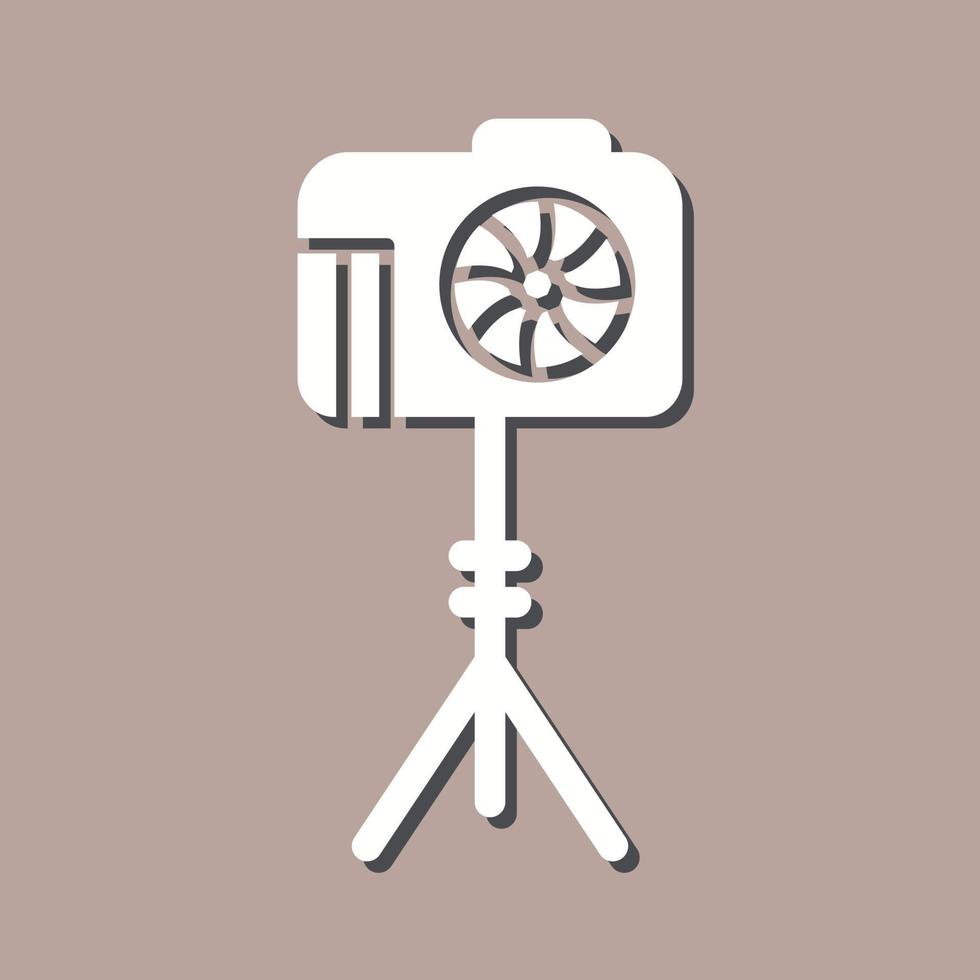 Unique Camera Stand Vector Icon