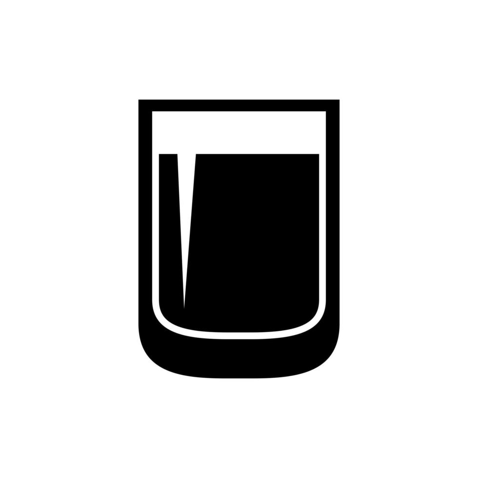 Shot Glasses icon vector. Drinking Illustration sign. Bar Illustration sign. vector