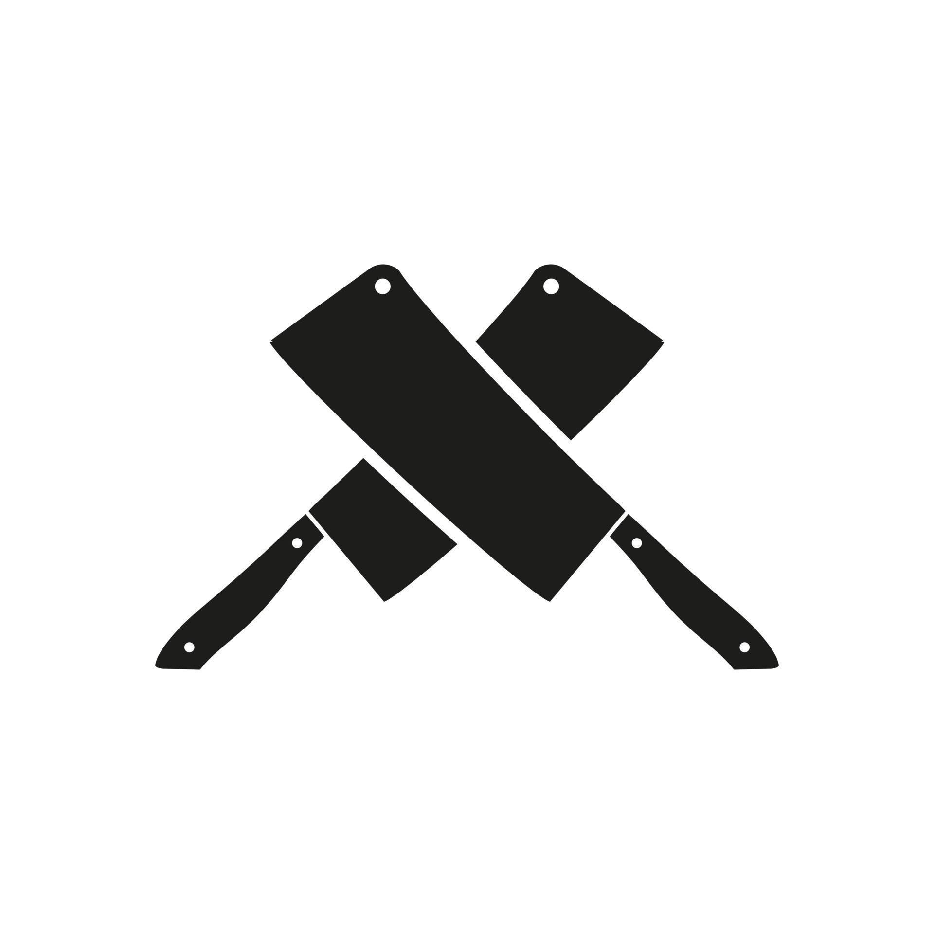 Kitchen knife icon vector set. Cook illustration sign collection. Chef