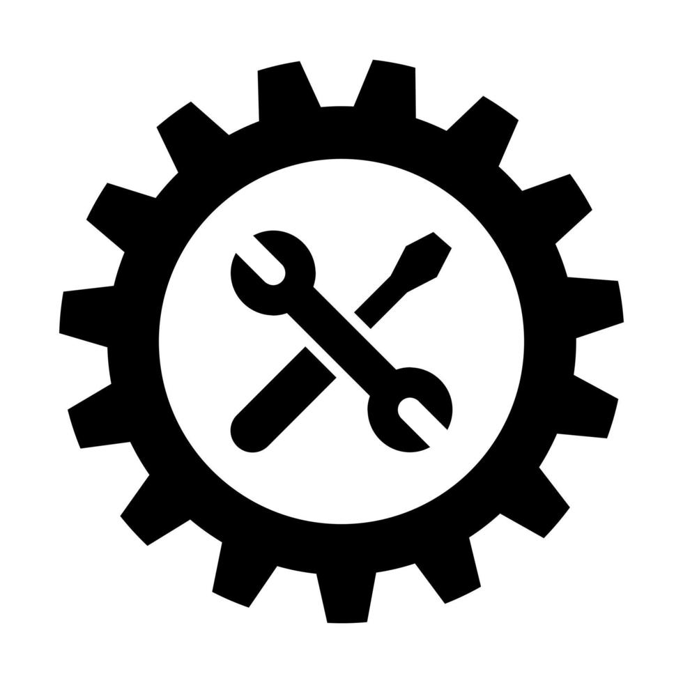 herramientas vector icono. ajustes ilustración signo. reparar símbolo o logo.