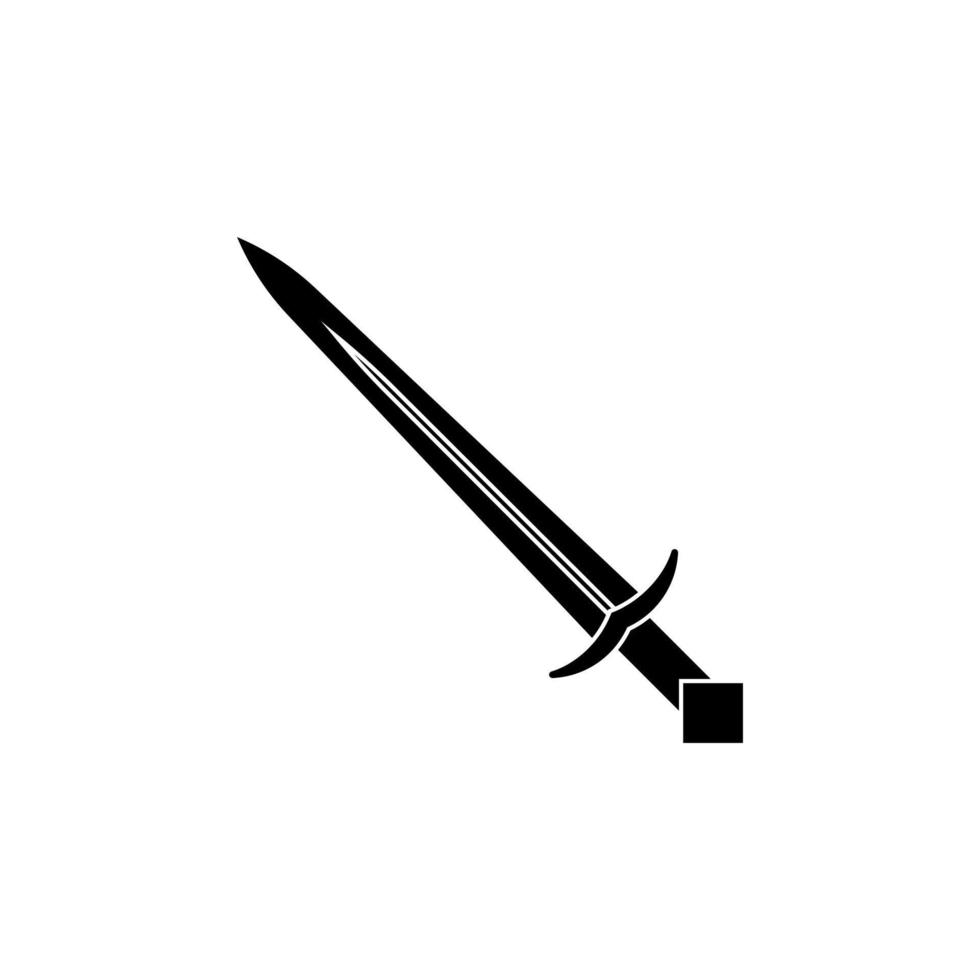 espada icono vector colocar. sable ilustración firmar recopilación. arma símbolo. acero logo.