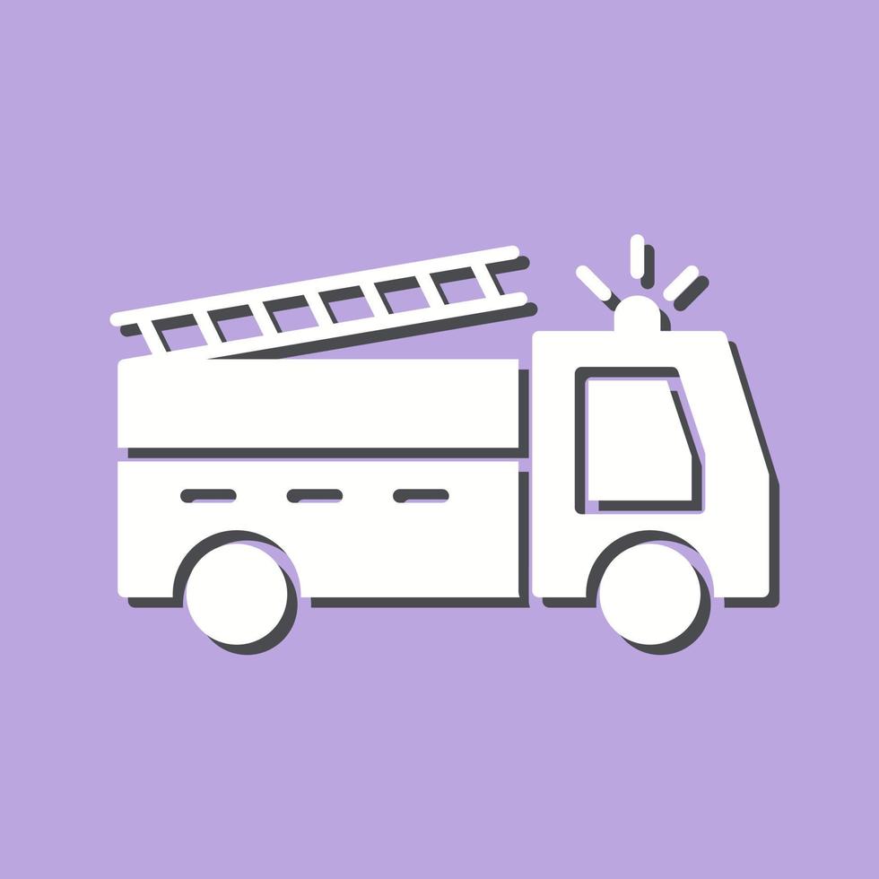 Unique Fire Truck Vector Icon