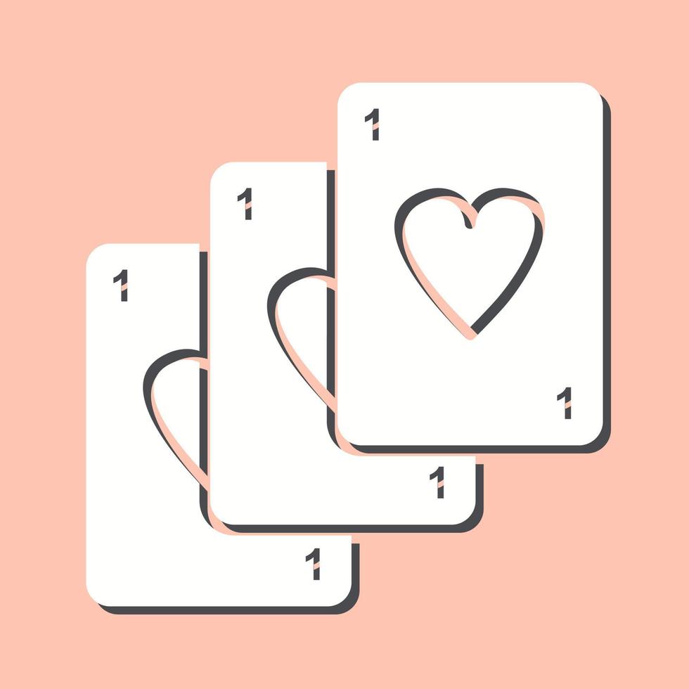 Unique Deck of Cards Vector Icon