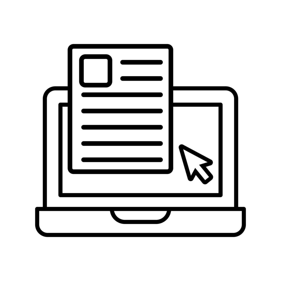 Online learning icon vector. webinar illustration sign. web school symbol. vector