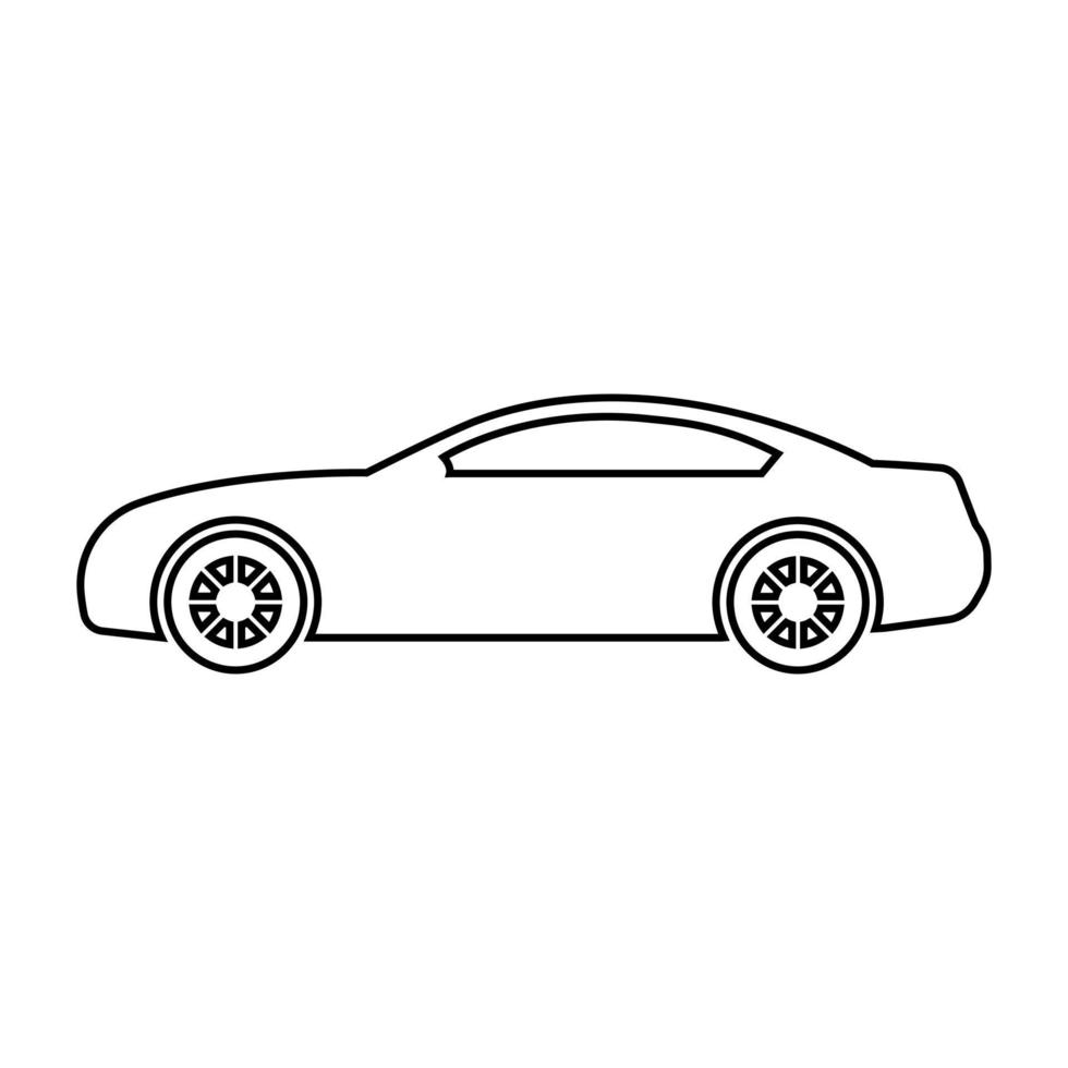 automóvil icono vector. coche ilustración firmar recopilación. vehículo símbolo. auto logo. vector