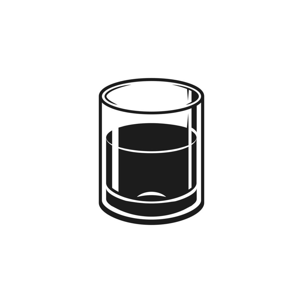 Shot Glasses icon vector. Drinking Illustration sign. Bar Illustration sign. vector