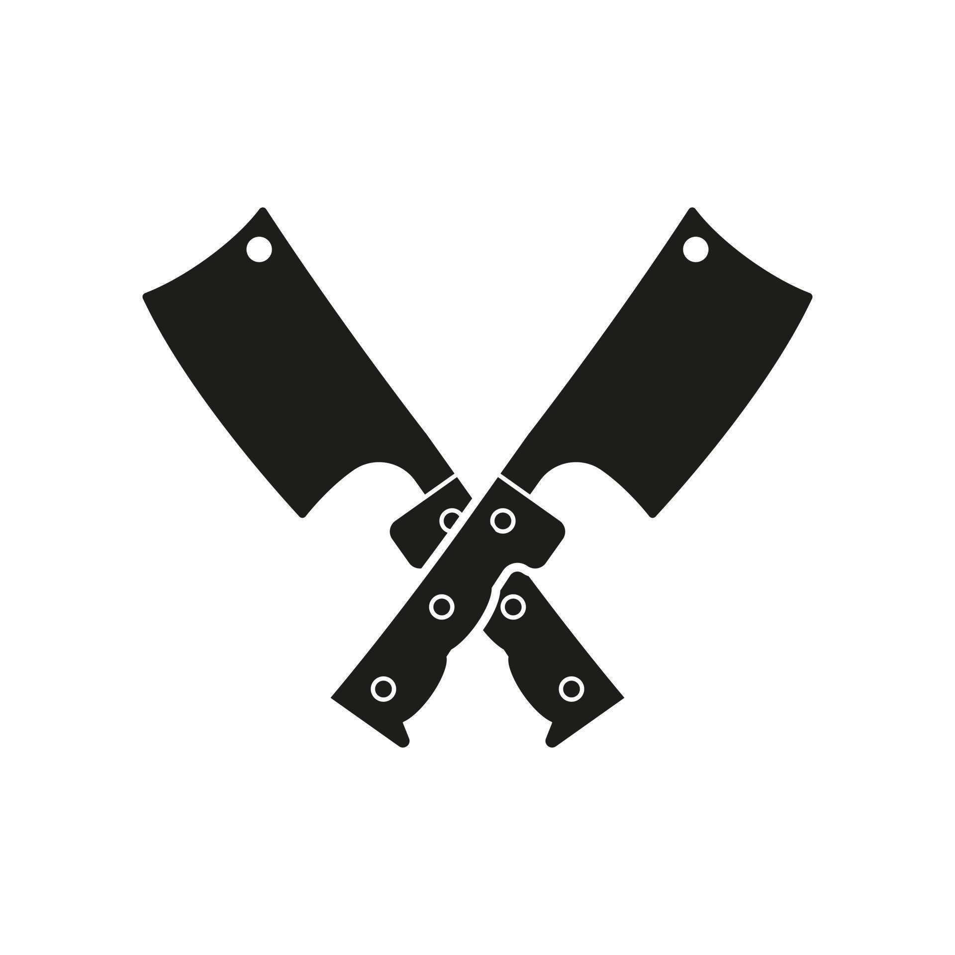 Kitchen knife icon vector set. Cook illustration sign collection. Chef