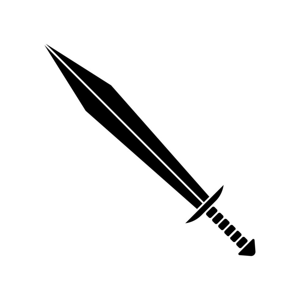 espada icono vector colocar. sable ilustración firmar recopilación. arma símbolo. acero logo.