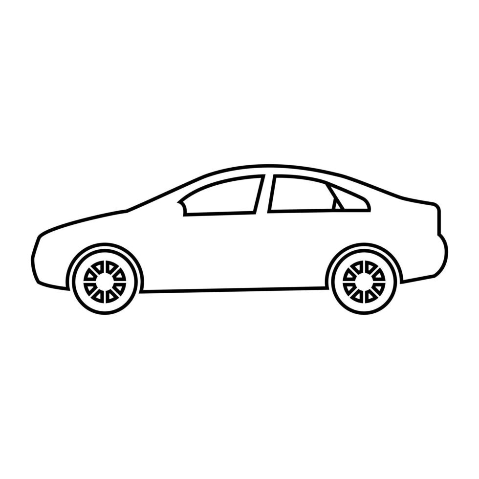 automóvil icono vector. coche ilustración firmar recopilación. vehículo símbolo. auto logo. vector