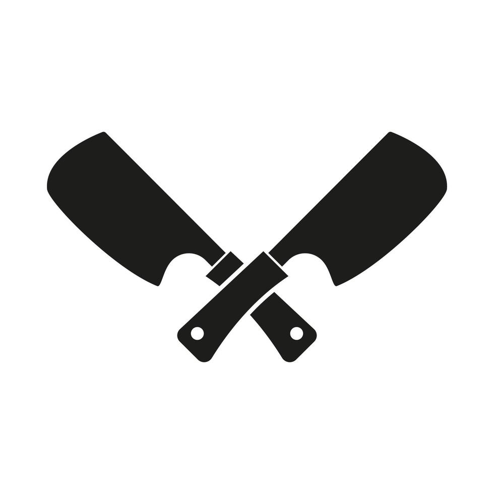 Kitchen knife icon vector set. Cook illustration sign collection. Chef symbol or logo.
