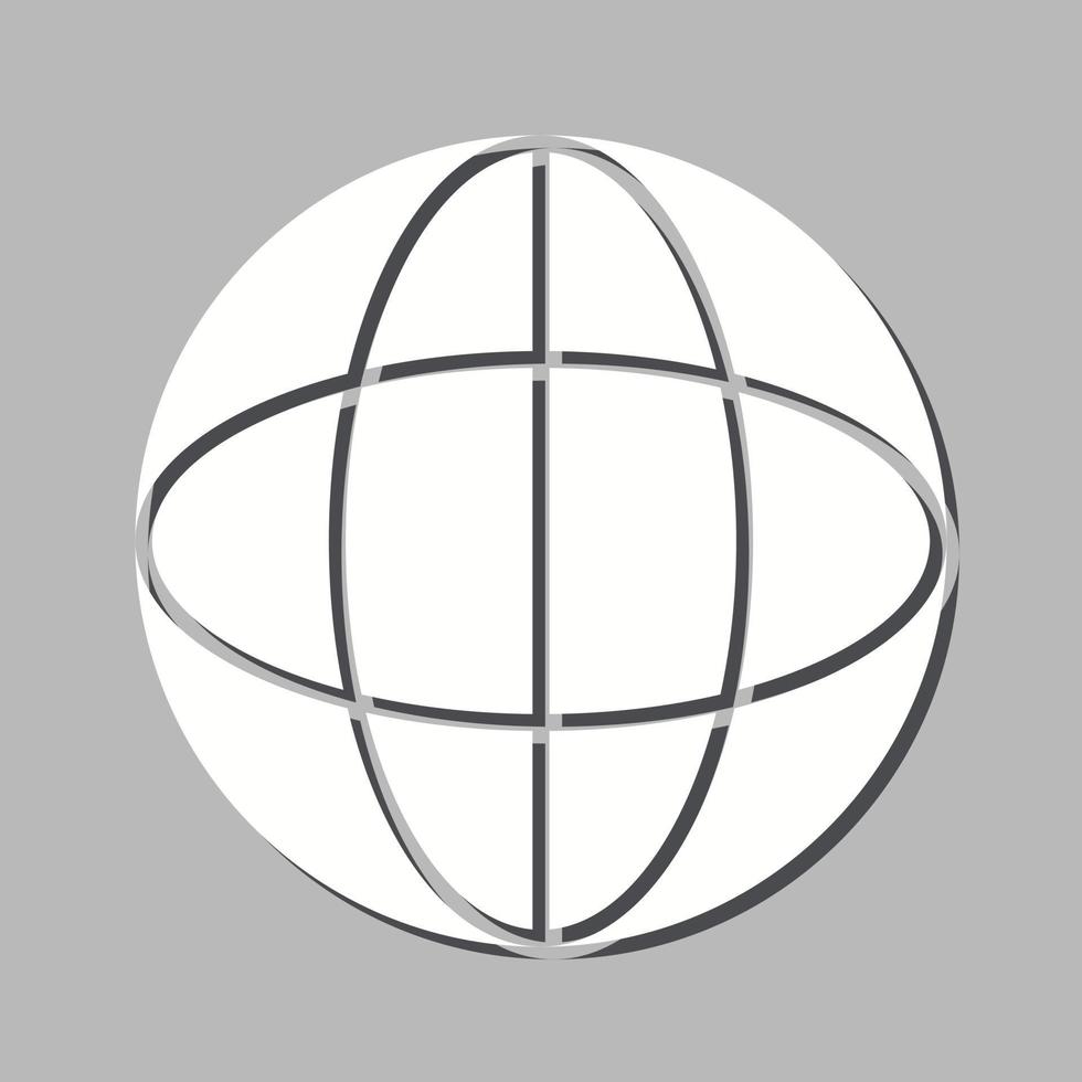 Unique Globe Vector Icon