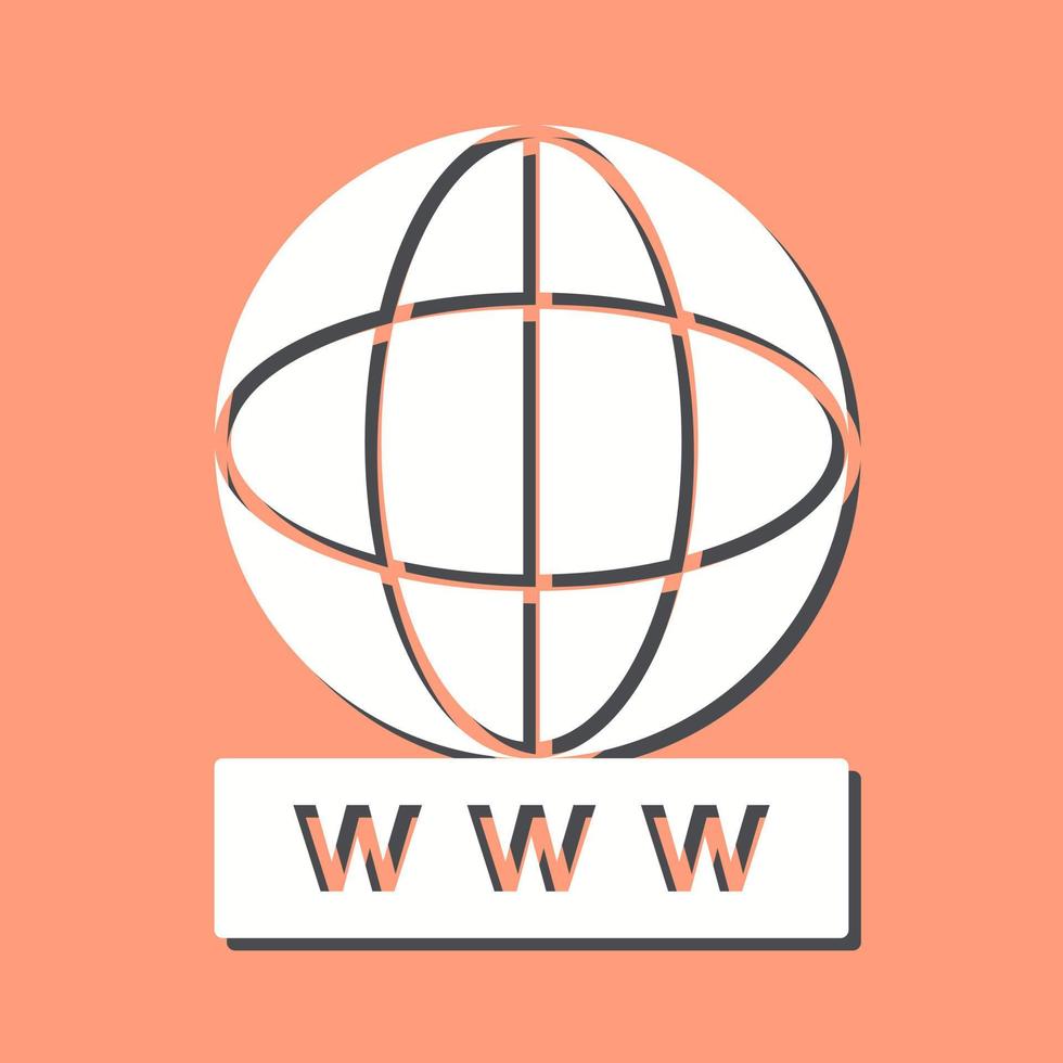 Unique World Wide Web Vector Icon
