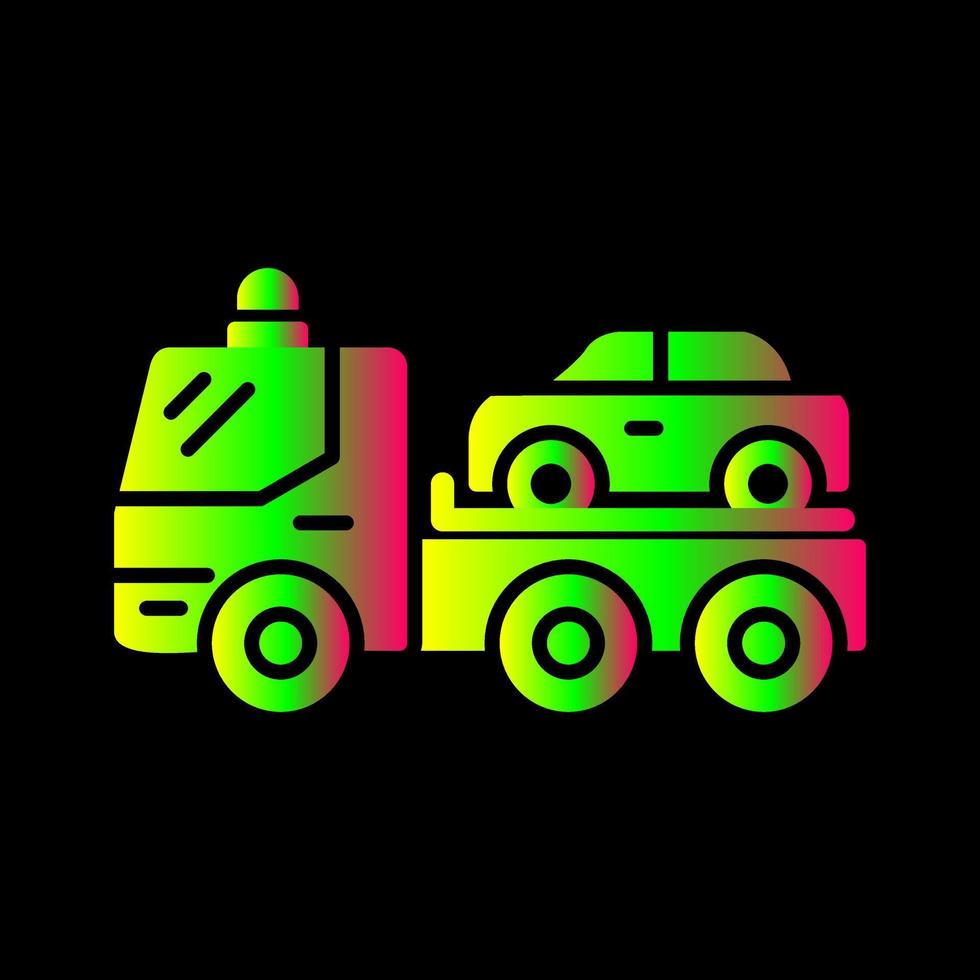 Tow Truck Vector Icon