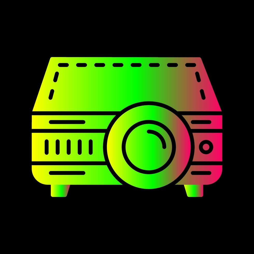 icono de vector de proyector