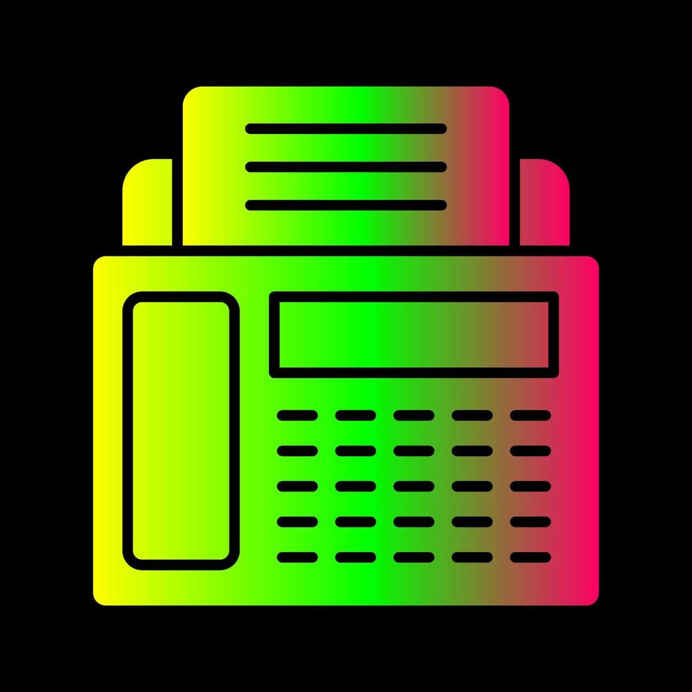 Fax Machine Vector Icon