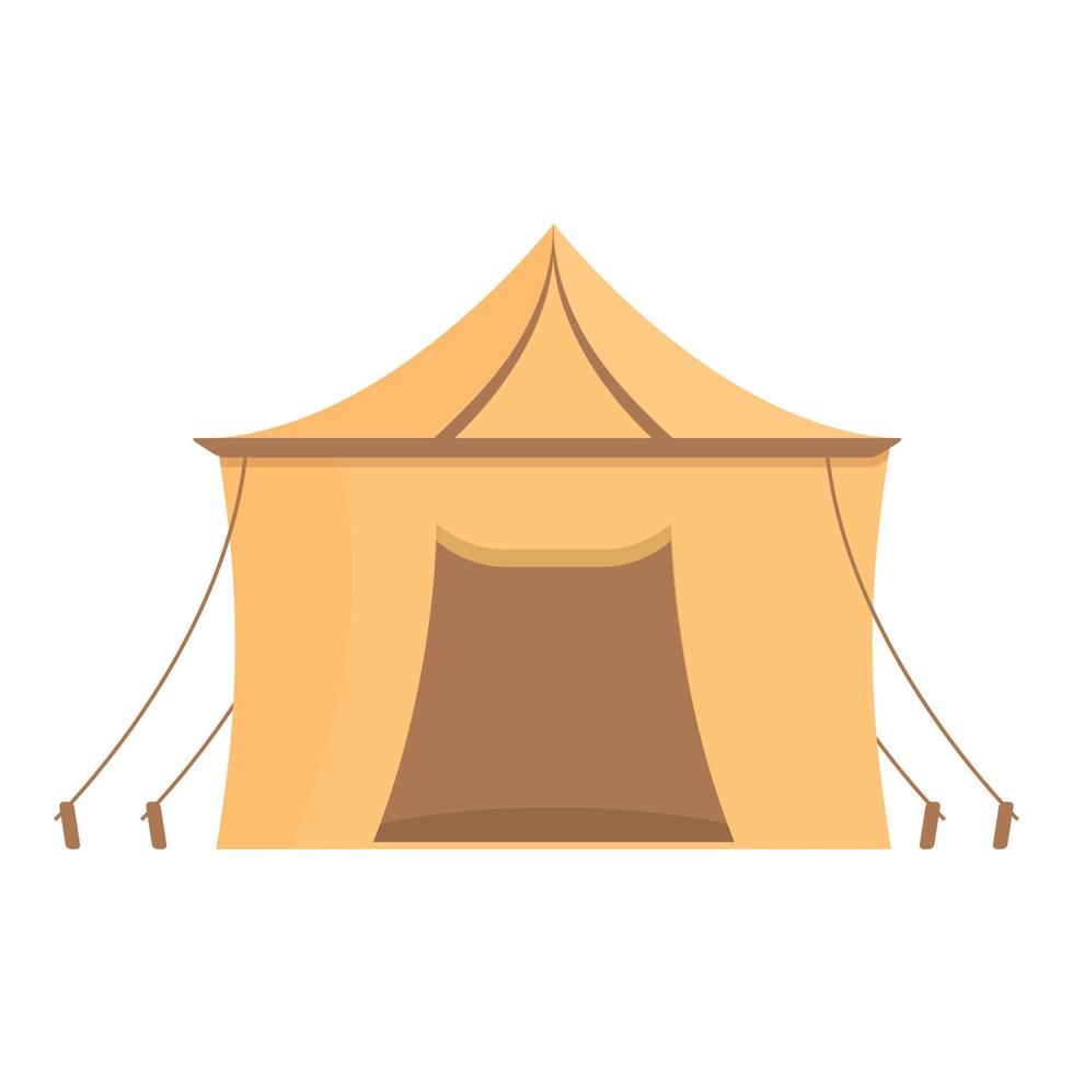 Desert tent icon cartoon vector. Bedouin tent vector