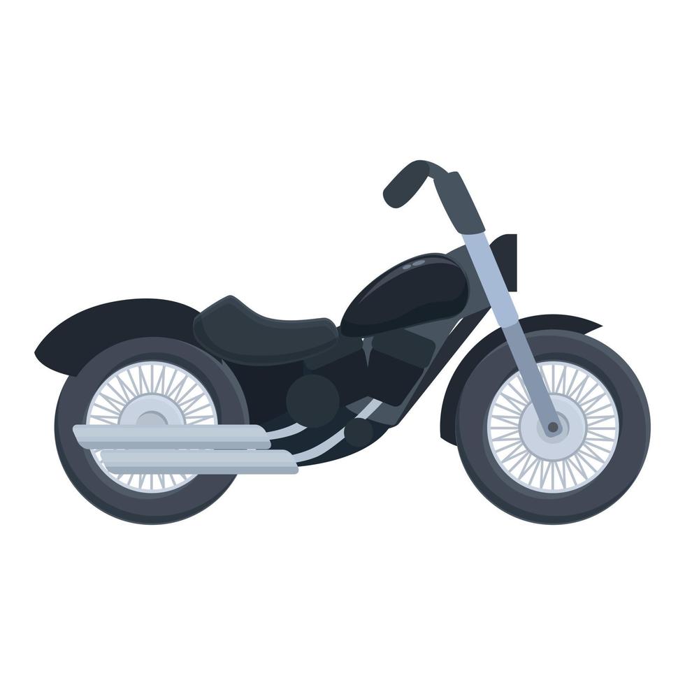 Rider chopper icon cartoon vector. Road bike vector