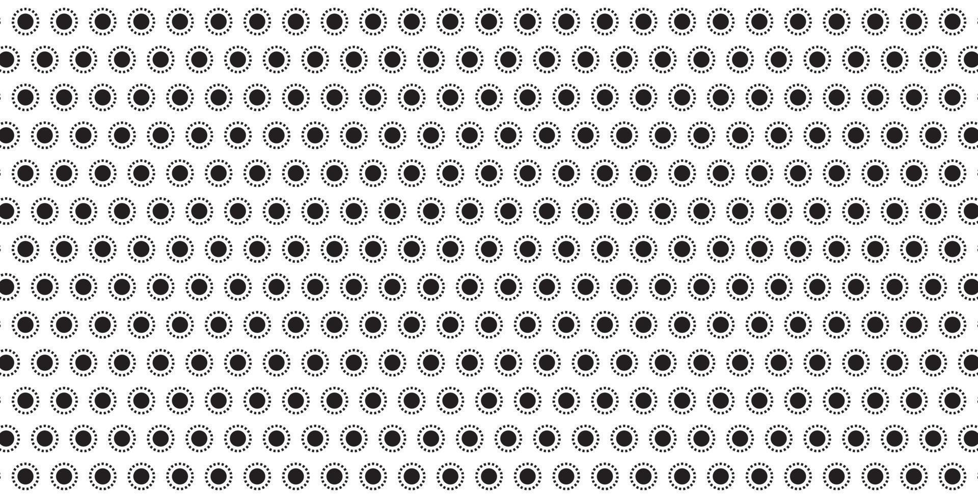 polkadot black and white texture background pattern vector