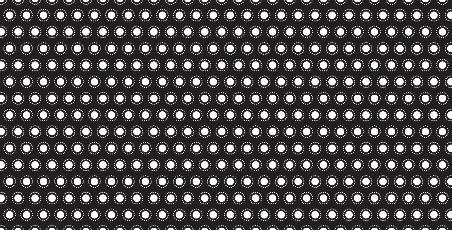 polkadot black and white texture background pattern vector