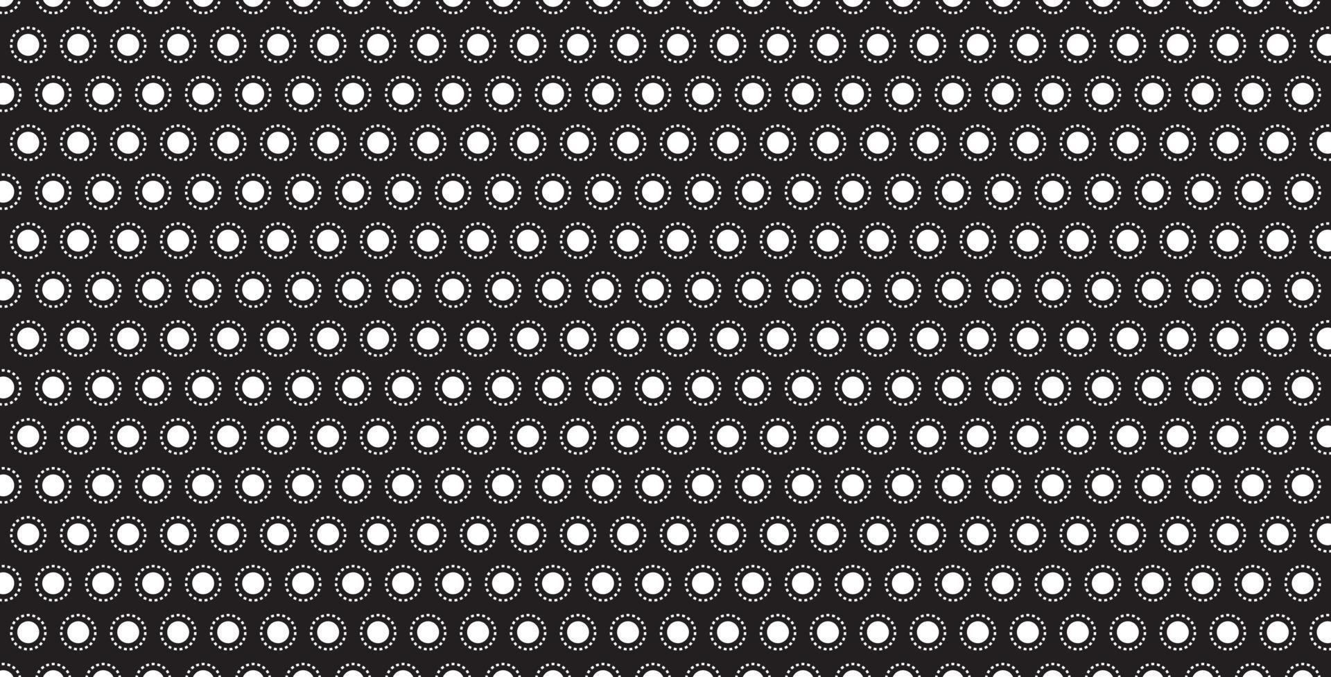 polkadot black and white texture background pattern vector