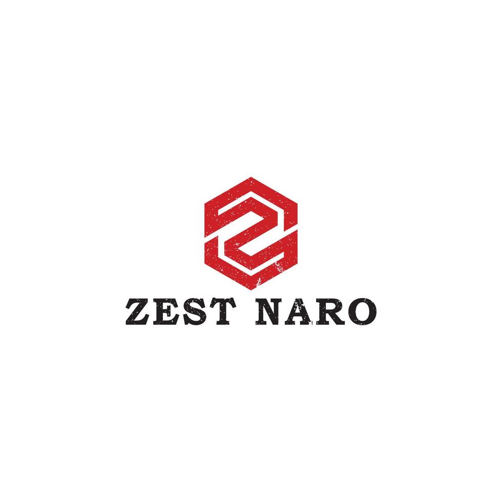 resumen inicial letra zn o Nueva Zelanda logo en rojo color aislado en blanco antecedentes aplicado para aptitud marca logo además adecuado para el marcas o empresas tener inicial nombre zn o Nueva Zelanda. vector