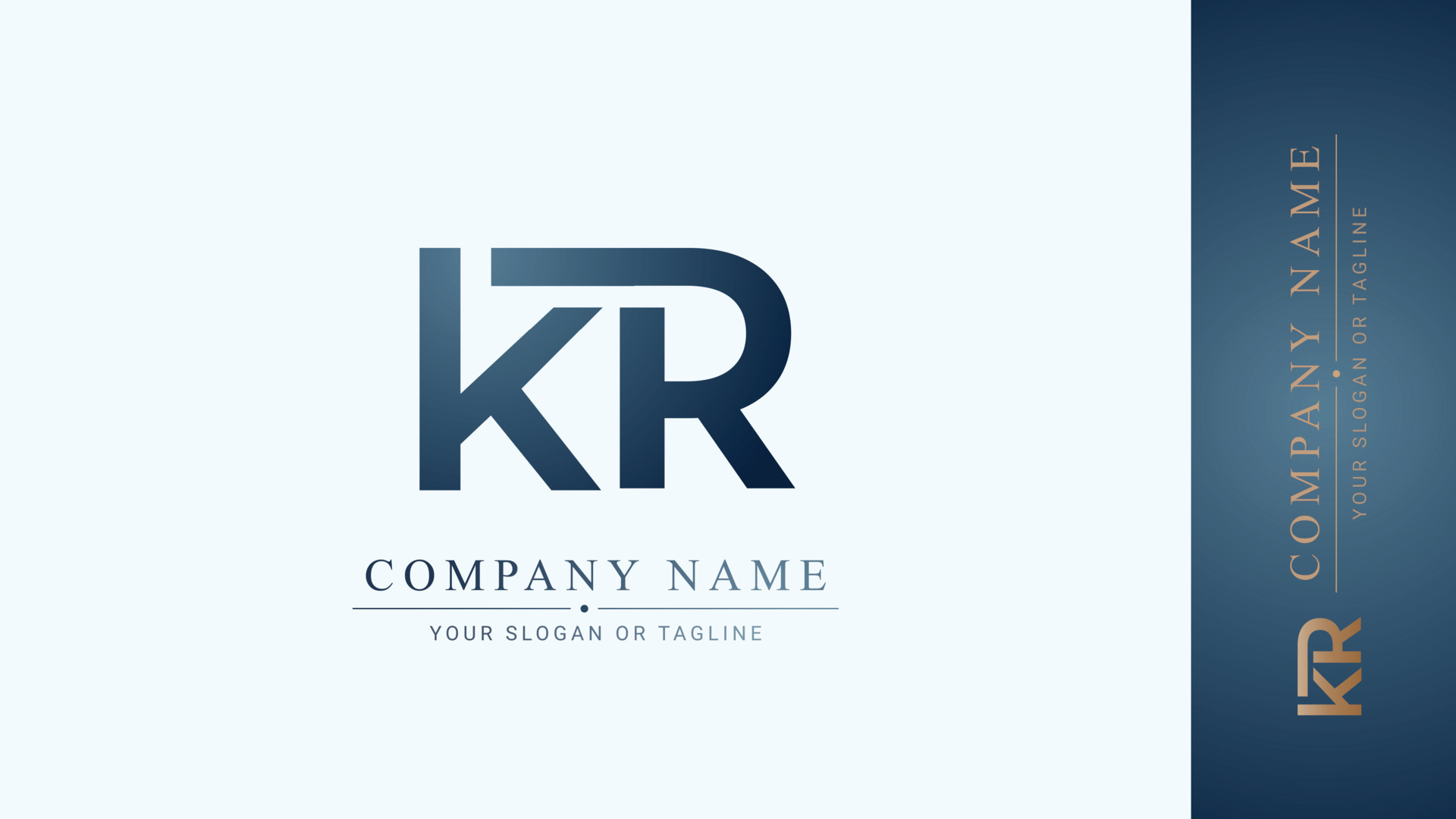 Vector initial kr logo design 21449865 Vector Art at Vecteezy