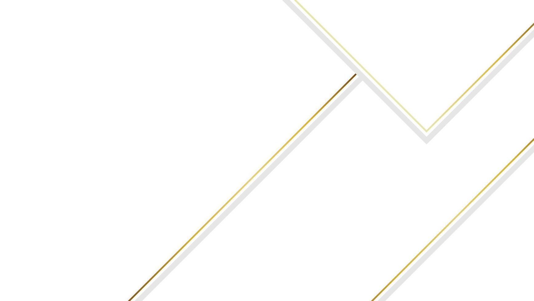 simple white background with gold line vector