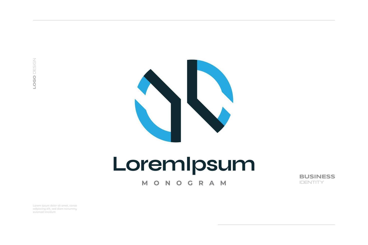 J and D Initial Logo Design with Abstract and Modern Concept. JD Letter Logo for Business Brand Identity vector