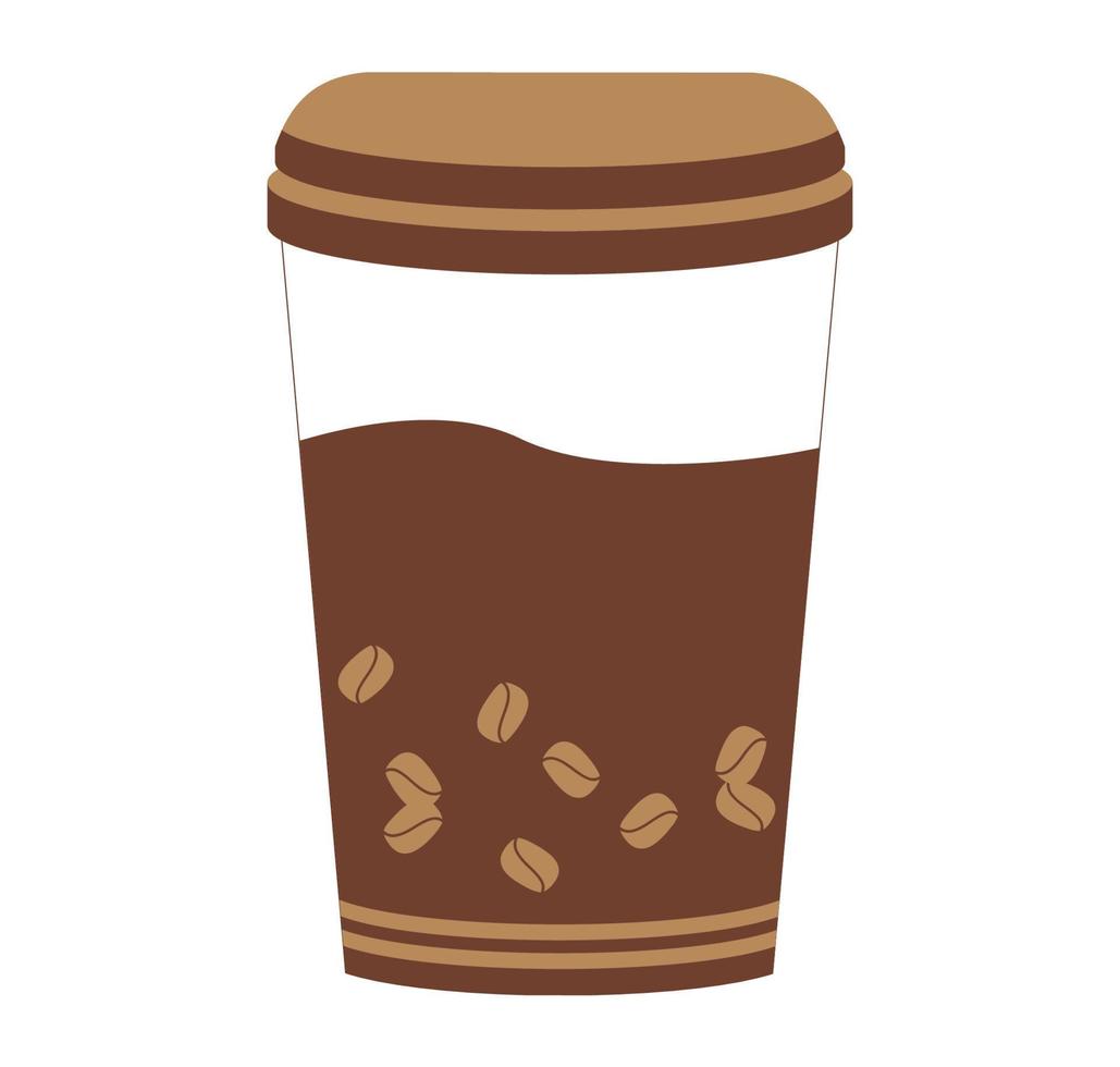 paper coffee cups vector