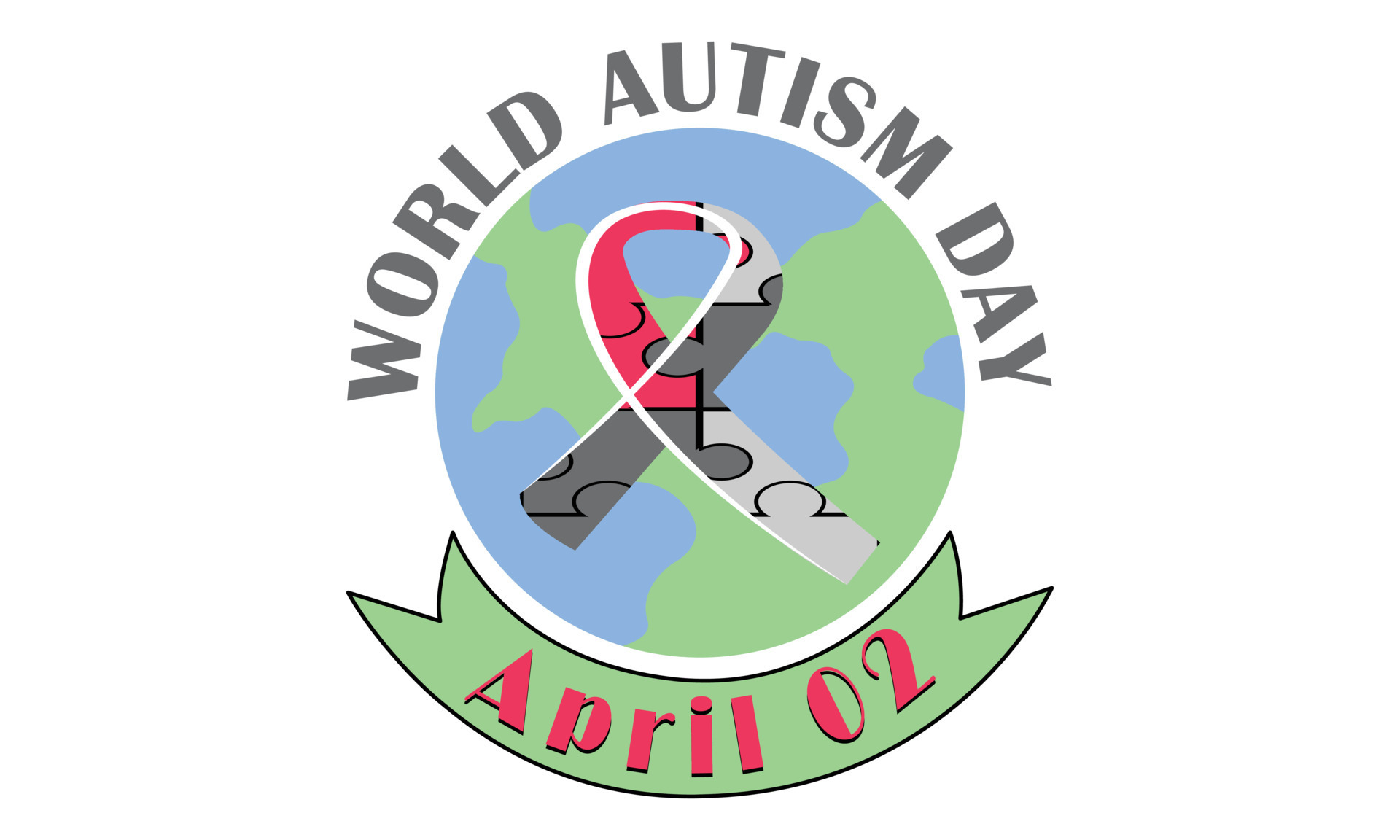 Happy Autism Awareness Day TShirt Design. Autism Awareness Day