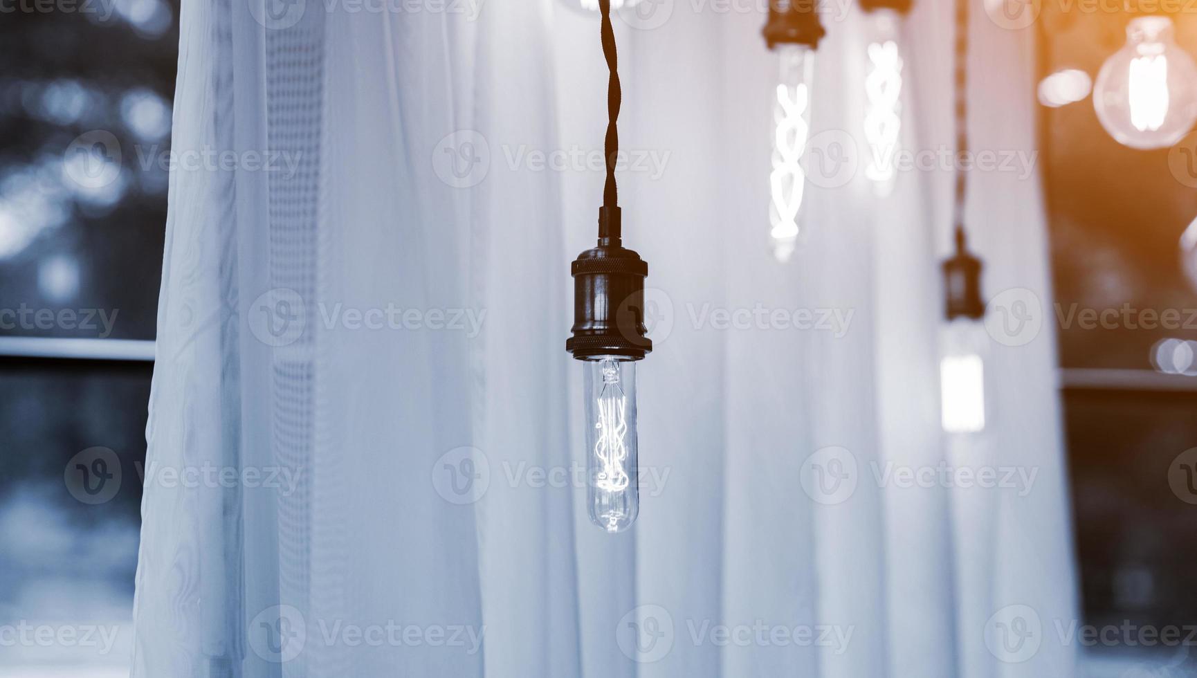 Vintage lamp indoor photo