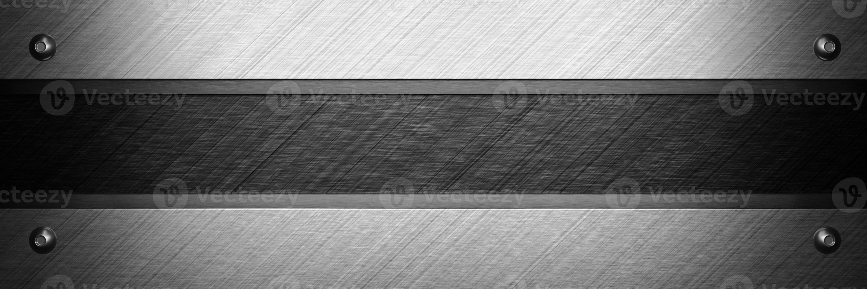 Silver metal background. Brushed metallic texture. 3d rendering photo