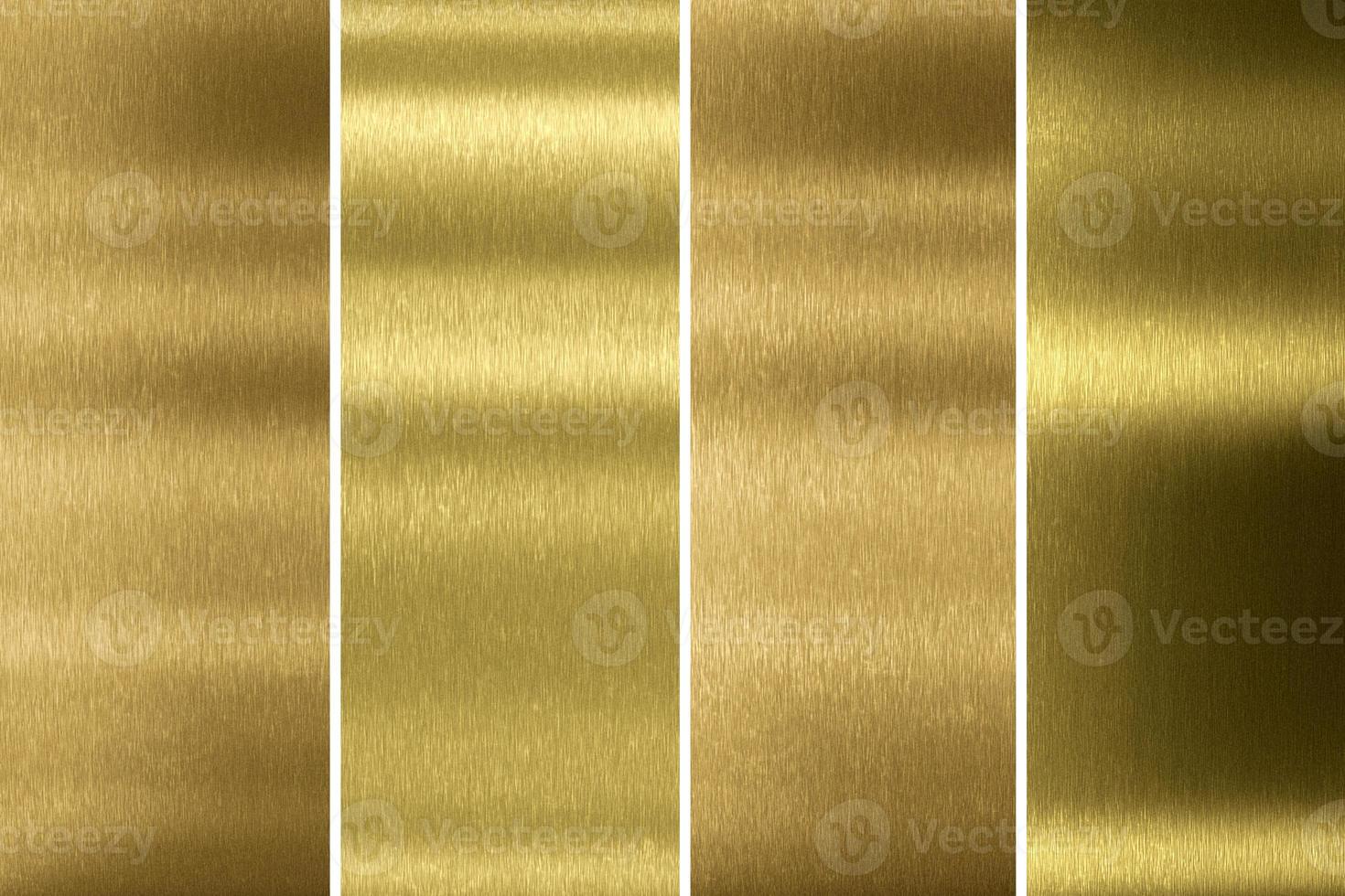 Gold metal background. Brushed metallic texture. 3d rendering photo