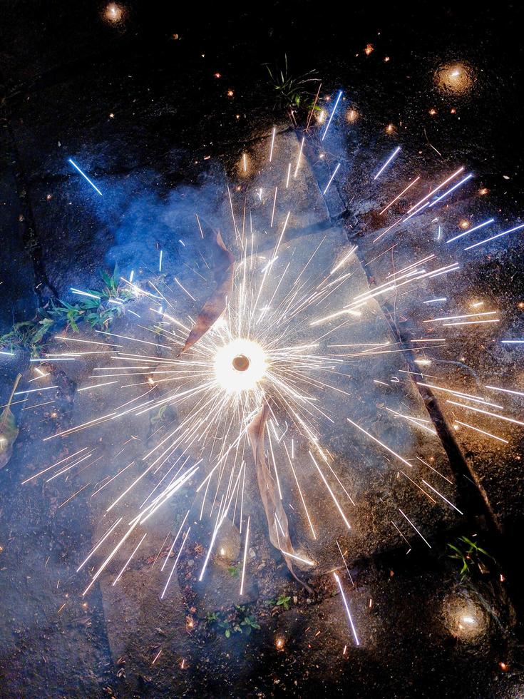 FIreworks at night ii photo