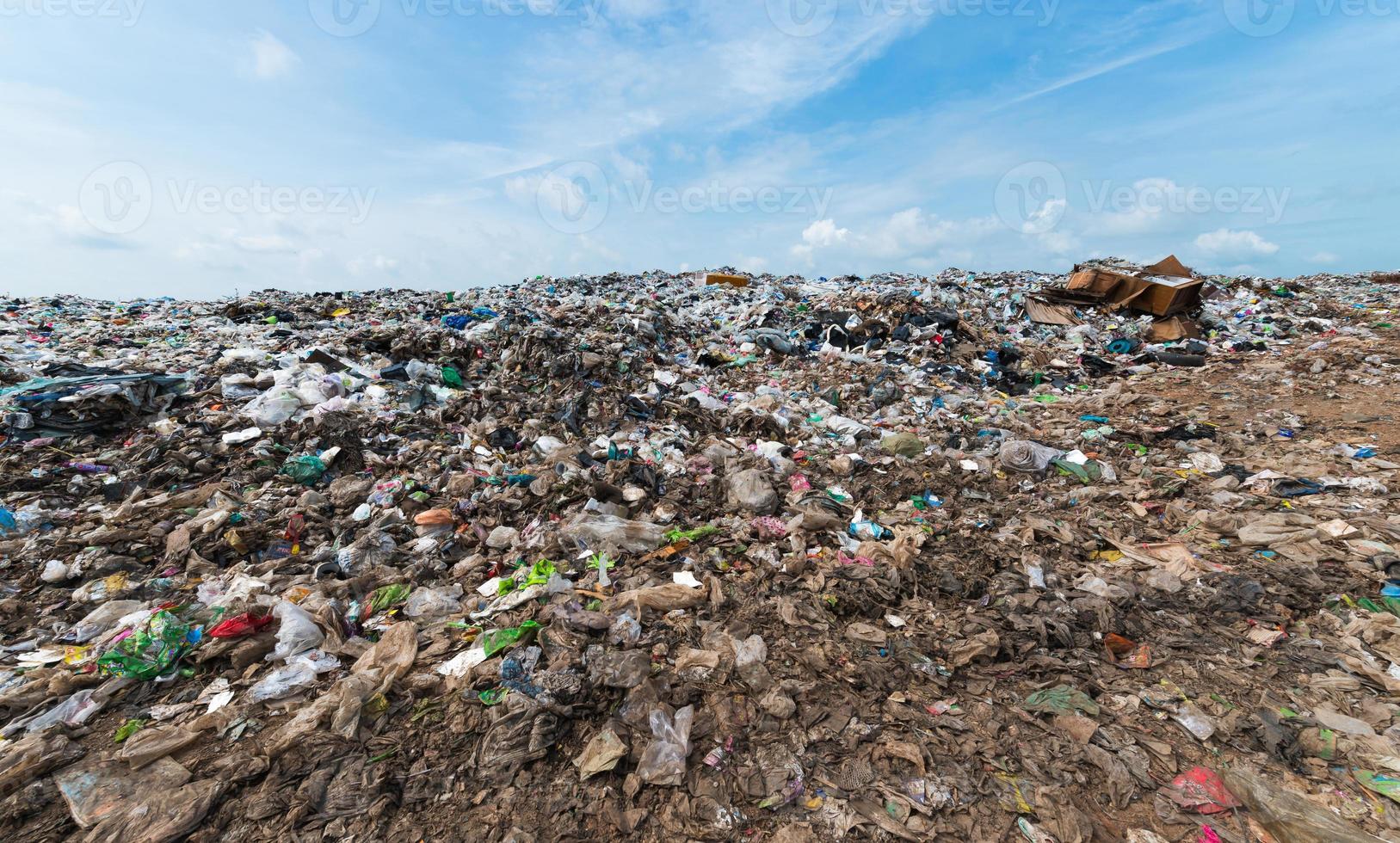 garbage in Sanitary Landfill, waste photo