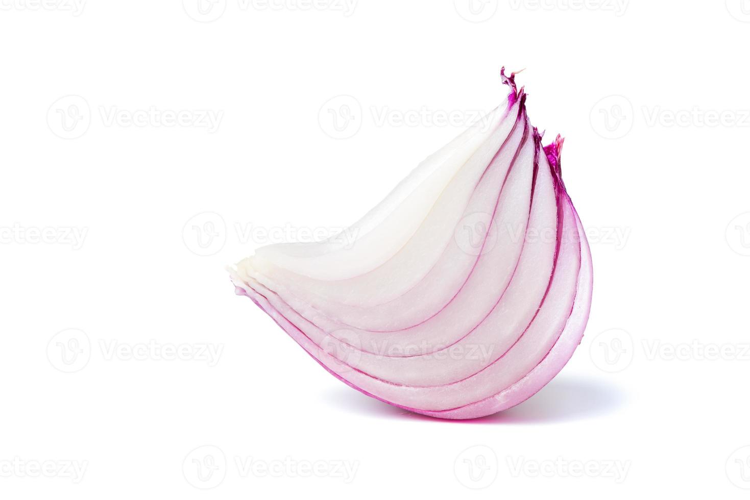 fresh shallot or onion isolated photo