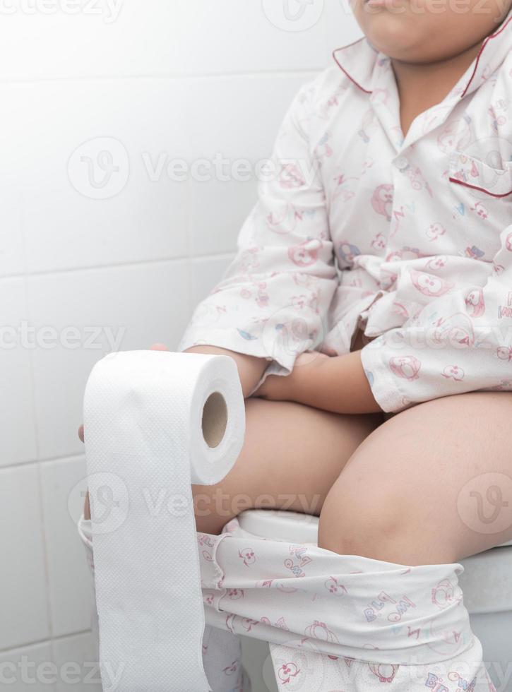 roll tissues in fat boy hand photo